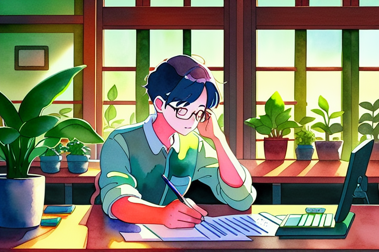 Engineer at desk checking cluster health